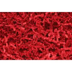 Essentials by Leisure Arts Crinkle Shred Box, 10lb. School House Red