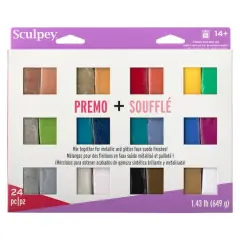 1.4lb. Sculpey&reg; Premo&trade; & Souffl&eacute;&trade; Oven-Bake Clay