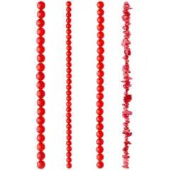 Red Quartzite Beads Value Pack by Bead Landing&trade;