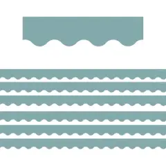 Teacher Created Resources Calming Blue Scalloped Border Trim, 210ft.