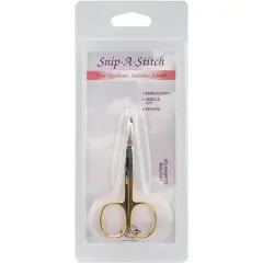 Tool Tron 3.5" Gold-Plated Snip-A-Stitch Scissors