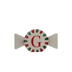 8" Candy Monogram Tabletop D&eacute;cor by Ashland&reg; G