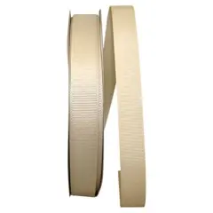 JAM Paper 7/8" Grosgrain Texture Ribbon Natural