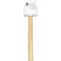 Dritz&reg; Home Rubber Mallet with Brown Wooden Handle