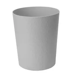 Bath Bliss Pewter Hammered Texture Trash Can