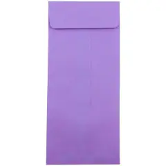 JAM Paper 4.75" x 11" Policy Business Colored Envelopes, 50ct. Violet