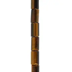 Yellow Tiger's Eye Tube Beads by Bead Landing&trade;