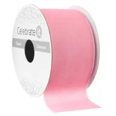 2" x 3yd. Velvet Ribbon by Celebrate It&trade; Classic Pink