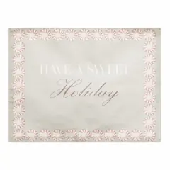 Sweet Holiday Peppermint 18x14 Poly Twill Placemat