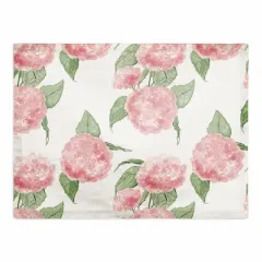 Pink Hydrangea Pattern 18" x 14" Cotton Twill Placemat