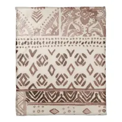 Deep Red Pattern Coral Fleece Blanket