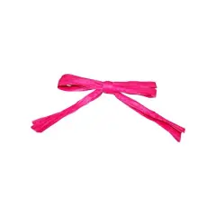 JAM Paper 0.25" 2 Strand Raffia Twist Tie Bows, 100ct. Azalea