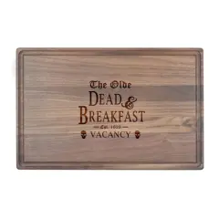 17" The Olde Dead & Breakfast Walnut Cutting Board