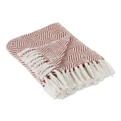 DII&reg; X-Diamond Geometric Throw Cinnamon
