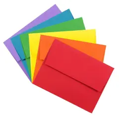 JAM Paper A2 Assorted Color Invitation Envelopes, 150ct.
