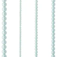 Aqua Matte Glass Pearl Round Beads by Bead Landing&trade;