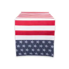 DII&reg; 54" Stars & Stripes Table Runner