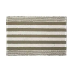DII&reg; Artichoke Cabana Stripe Recycled Yarn Rug, 2ft. x 3ft.