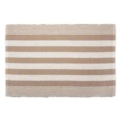 DII&reg; Stone Cabana Stripe Recycled Yarn Rug, 2ft. x 3ft.