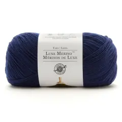 Luxe Merino&trade; Solid Yarn by Loops & Threads&reg; Navy