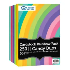 PA Paper Accents&trade; Candy Duo 5'' x 7'' Cardstock Paper, 250 Sheets