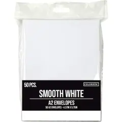 Colorbok&reg; White A2 Envelopes, 50ct.