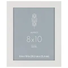 Aspect 8" x 10" White Wide Frame by Studio D&eacute;cor&reg;