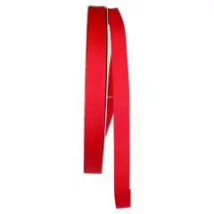 JAM Paper 5/8" x 100yd. Grosgrain Style Wired Ribbon Red