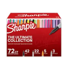 Sharpie&reg; Ultimate Collection Mixed 72 Piece Permanent Markers