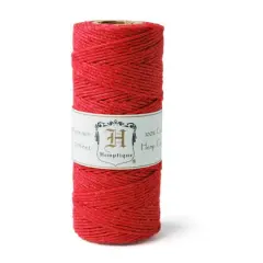 Hemptique&reg; Hemp Cord Spool, 20lb. Red