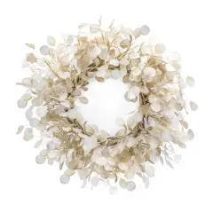 33" Silver Dollar Wreath