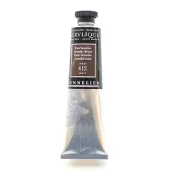 Sennelier Extra Fine Artists' Acrylic Paint, 60mL 412 Sennelier Brown