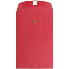 JAM Paper 6" x 9" Open End Catalog Peel & Seal Closure Envelopes, 100ct. Red