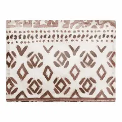 Deep Red Pattern Poly Twill Placemat