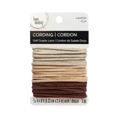 Multicolor Soft Suede Lace Cording by Bead Landing&trade; 
