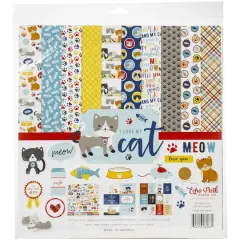 Echo Park&trade; I Love My Cat Collection Kit, 12" x 12"