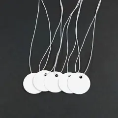 White Round Tags by Bead Landing&trade;, 150ct.