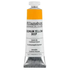 Williamsburg&reg; Artist Oil Colors, 37mL Cadmium Yellow Deep
