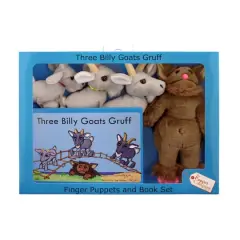 The Three Billy Goats Gruff Finger Puppets & Book Set
