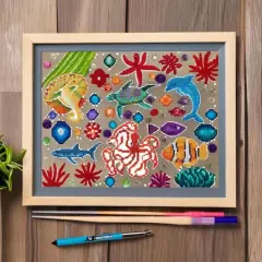 Sea Life Diamond Art Kit by Make Market&reg;