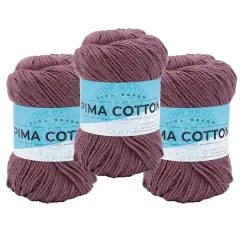 3 Pack Lion Brand&reg; Pima Cotton Yarn Rose Taupe
