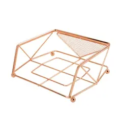 Kitchen Details Geode Napkin Holder Copper