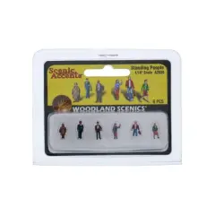 Woodland Scenics&reg; 1/16" Standing People Scale Figures