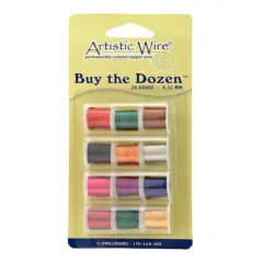 Artistic Wire&reg; Buy-The-Dozen 28 Gauge Assorted Colored Wire Set