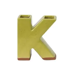 5" Monogram Ceramic Vase by Ashland&reg; K