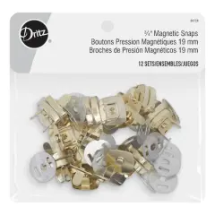 Dritz&reg; Brass Magnetic Snaps, 3/4"
