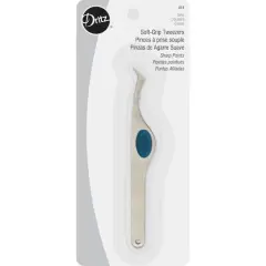 Dritz&reg; 4" Soft Grip Sharp Point Tweezers