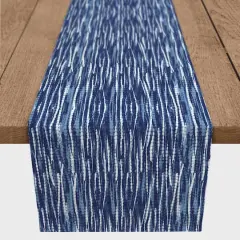 Indigo Reeds Twill Table Runner