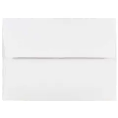 JAM Paper 4.75" x 6.5" White Invitation Envelopes