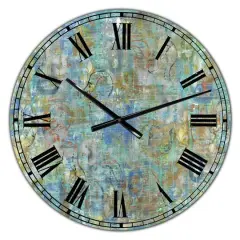 Designart 'Mind Blown Large Modern Wall Clock